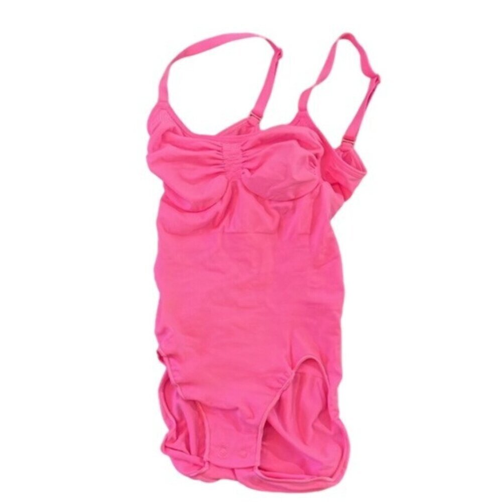 NWOT SKIMS Seamless Sculpt Brief Bodysuit L/XL (fits US 12–16 ) Neon Orchid Pink